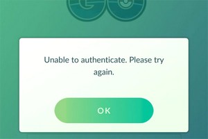Unable to authenticate